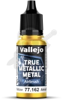Vallejo 77162 True Metallic Metal 18ml Radiant Yellow