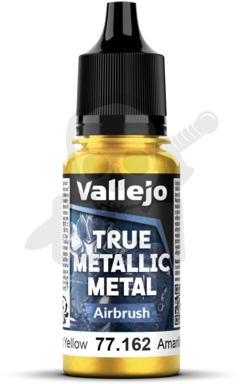 Vallejo 77162 True Metallic Metal 18ml Radiant Yellow