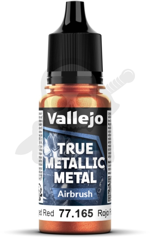 Vallejo 77165 True Metallic Metal 18ml Forged Red