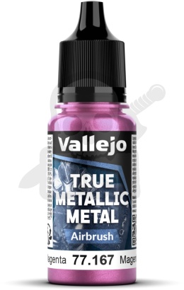 Vallejo 77167 True Metallic Metal 18ml Crimson Magenta