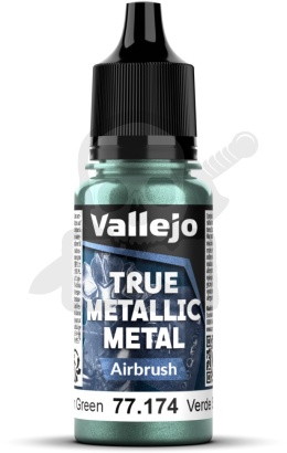 Vallejo 77174 True Metallic Metal 18ml Dusken Green