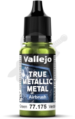 Vallejo 77175 True Metallic Metal 18ml Amber Green