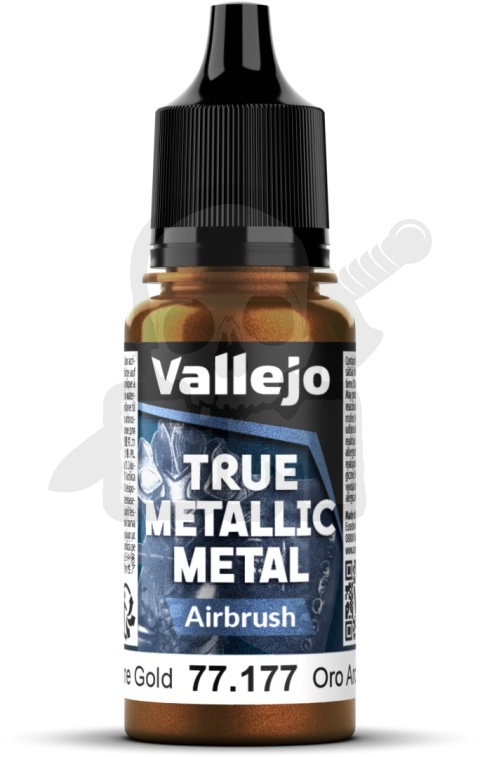 Vallejo 77177 True Metallic Metal 18ml Arcane Gold