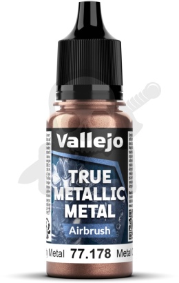 Vallejo 77178 True Metallic Metal 18ml Rusty Metal