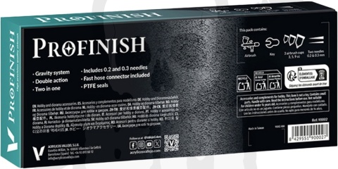 Vallejo 90002 Airbrush - Aerograf Profinish - Gravity system - Two in one
