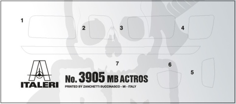 1:24 Mercedes Benz Actros MP4 Gigaspace - model ciężarówki