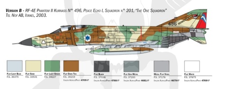 1:48 RF-4E Phantom II - model samolotu odrzutowego