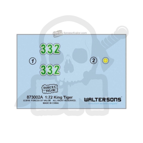 Forces of Valor 873002A German King Tiger (Henschel turret)