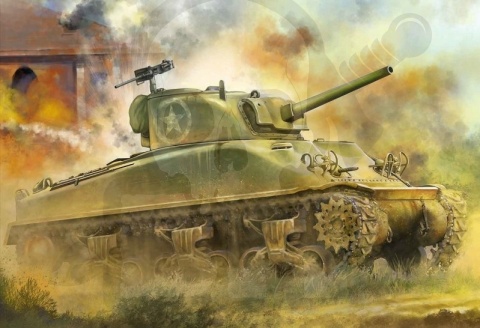 Forces of Valor 873004A U.S. M4A1 Sherman France August 1944