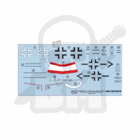 Forces of Valor 873012A German FW 190 D-9 Niemcy 1945