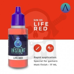 Scale 75: ScaleColor: Instant - Life Red farba akrylowa 17 ml