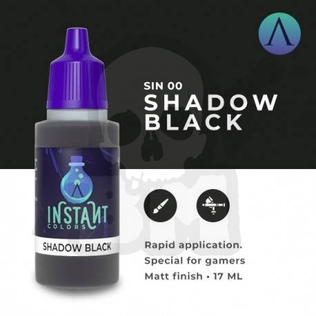 Scale 75: ScaleColor: Instant - Shadow Black farba akrylowa 17 ml