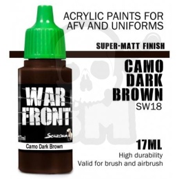 Scale 75: ScaleColor: WarFront - Camo Dark Brown - farba akrylowa 17 ml
