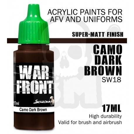 Scale 75: ScaleColor: WarFront - Camo Dark Brown - farba akrylowa 17 ml