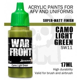Scale 75: ScaleColor: WarFront - Camo Light Green- farba akrylowa 17 ml