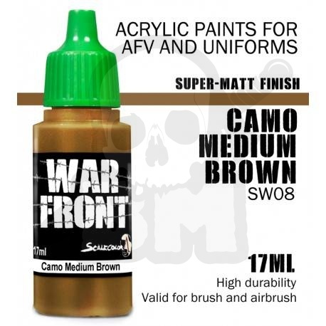 Scale 75: ScaleColor: WarFront - Camo Medium Brown - farba akrylowa 17 ml