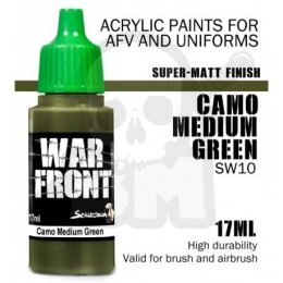 Scale 75: ScaleColor: WarFront - Camo Medium Green - farba akrylowa 17 ml