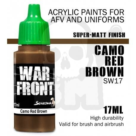 Scale 75: ScaleColor: WarFront - Camo Red Brown - farba akrylowa 17 ml