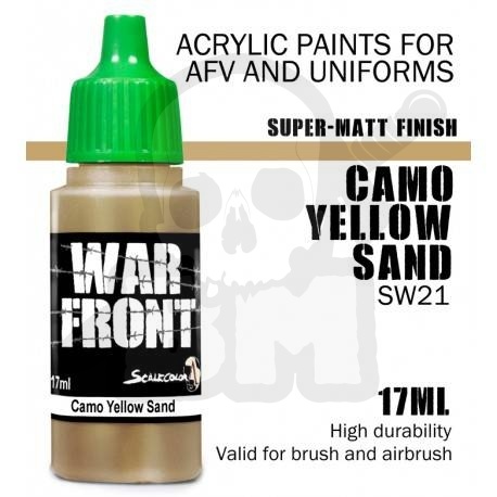 Scale 75: ScaleColor: WarFront - Camo Yellow Sand - farba akrylowa 17 ml