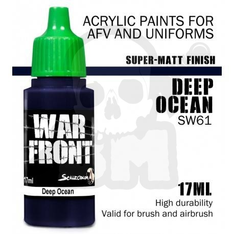Scale 75: ScaleColor: WarFront - Deep Ocean - farba akrylowa 17 ml