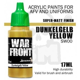 Scale 75: ScaleColor: WarFront - Dunkelgelb Yellow - farba akrylowa 17 ml