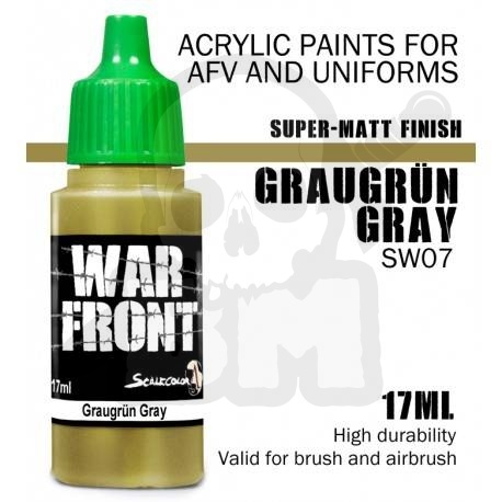 Scale 75: ScaleColor: WarFront - Graugrun Grau - farba akrylowa 17 ml