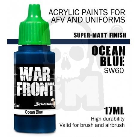 Scale 75: ScaleColor: WarFront - Ocean Blue - farba akrylowa 17 ml