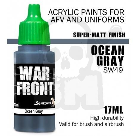 Scale 75: ScaleColor: WarFront - Ocean Gray - farba akrylowa 17 ml
