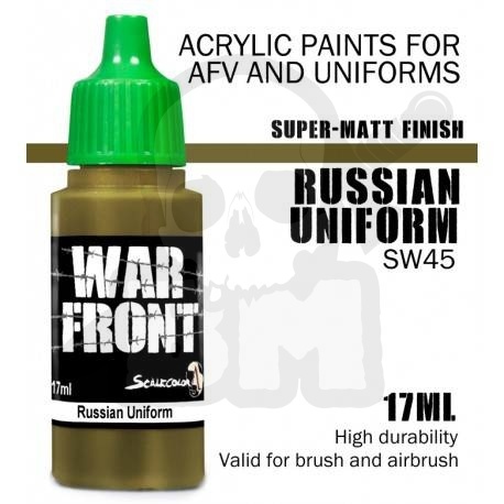 Scale 75: ScaleColor: WarFront - Russian Uniform - farba akrylowa 17 ml