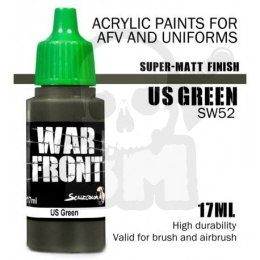 Scale 75: ScaleColor: WarFront - US Green - farba akrylowa 17 ml