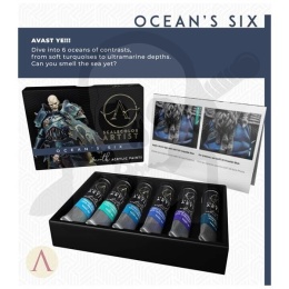 Scale 75: Ocean's Six Paint Set - zestaw 6 farb akrylowych