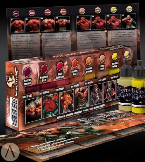 Scale75: Fantasy & Games - Paint Set - Creatures From Hell 8 farb akrylowych