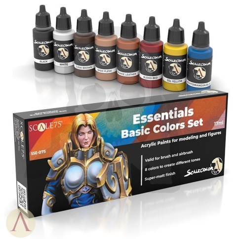 Scale75: Essentials Basic Colors Paint Set 8 farb akrylowych