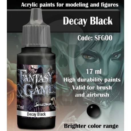 Scale75 - ScaleColor Fantasy & Games: Decay Black 17ml