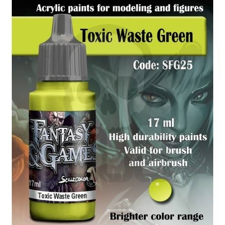 Scale75 - ScaleColor Fantasy & Games: Toxic Waste Green 17ml