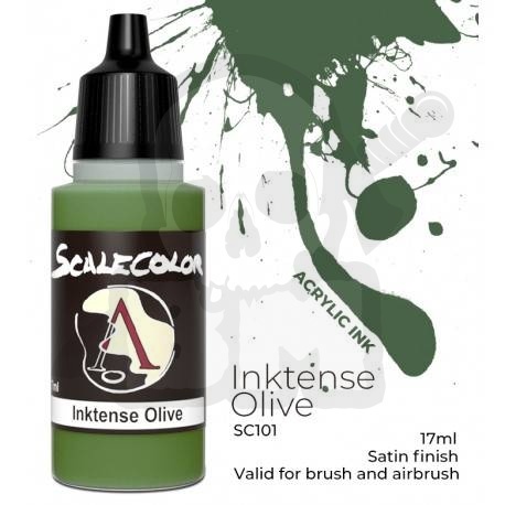 Scale75 - ScaleColor: Inktense Olive 17ml tusz akrylowy
