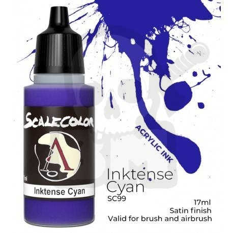 Scale75 - ScaleColor: Inktense Cyan 17ml tusz akrylowy