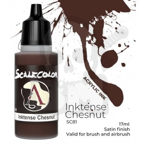 Scale75 - ScaleColor: Inktense Chesnut 17ml tusz akrylowy