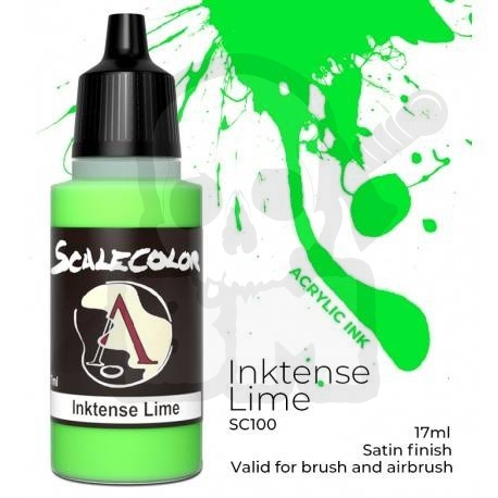 Scale75 - ScaleColor: Inktense Lime 17ml tusz akrylowy