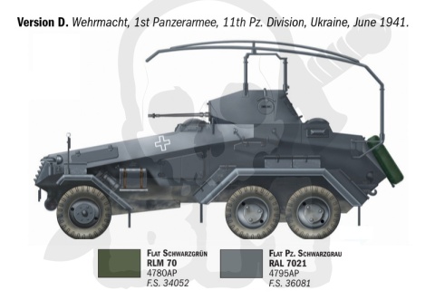 1:72 Sd.Kfz. 232 6 Rad. - niemiecki transporter opancerzony