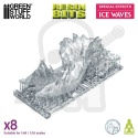 3D printed set Magic Effects Ice Waves 1:48-1:35