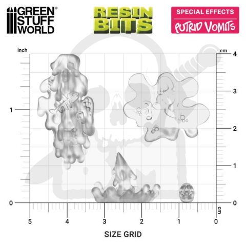 3D printed set Magic Effects Putrid Vomits 1:48-1:35
