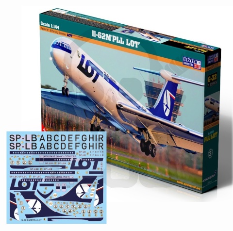 Mistercraft G32 Starter Set Ił-62M PLL LOT Polskie Linie Lotnicze Lot 1:144