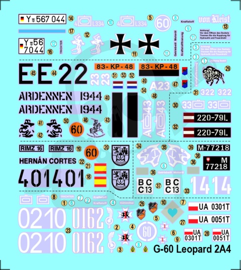 G-60 Starter Set Polski Leopard 2A4 10 Brygada Kawalerii Pancernej 1:35