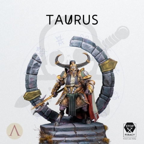 Scale 75: Figurka Zodiak Taurus w skali 1:35 - żywica