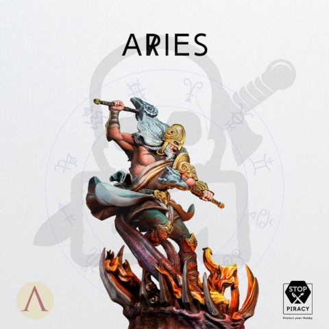 Scale 75: Figurka Zodiak Aries w skali 1:24 - żywica 75 mm