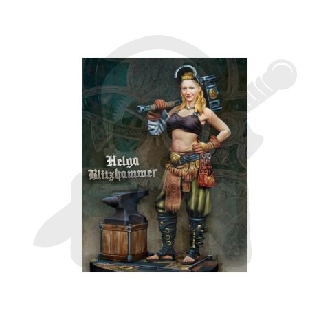 Scale 75: Figurka w skali 1:24 - Helga Blitzhammer - metal