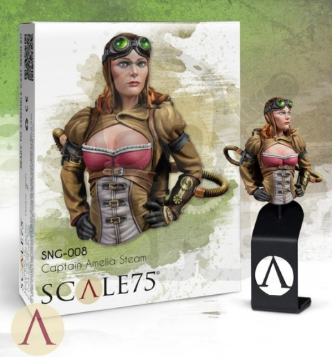 Scale 75: Popiersie w skali 1:12 - Steampunkowa pilotka Captain Amelia Steam
