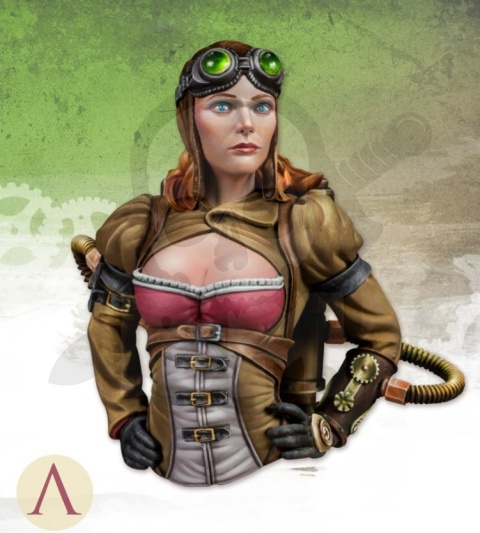Scale 75: Popiersie w skali 1:12 - Steampunkowa pilotka Captain Amelia Steam