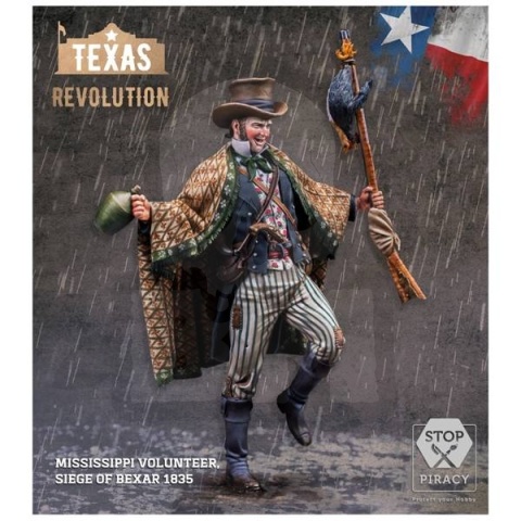 Scale 75: Figurka w skali 1:24 - Mississipi Volunteer Siege Of Béxar 1835